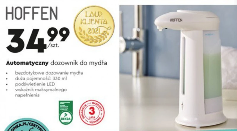 dozownik mydla biedronka