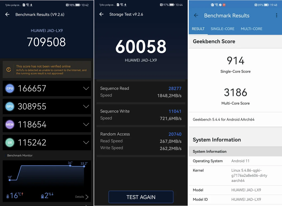 Huawei P50 Pro w benchmarkach