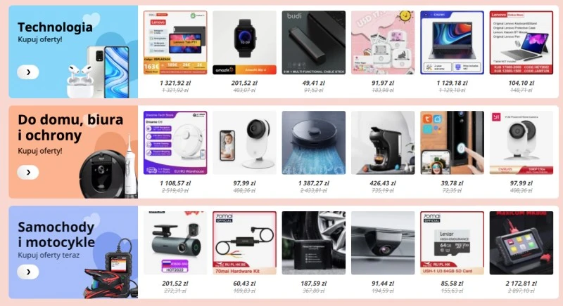 aliexpress wyprzedaz