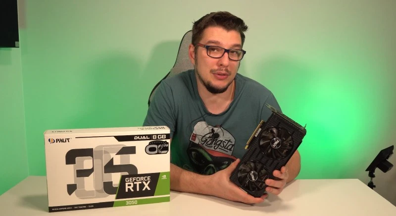Palit RTX 3050 Dual 8 GB recenzja 0