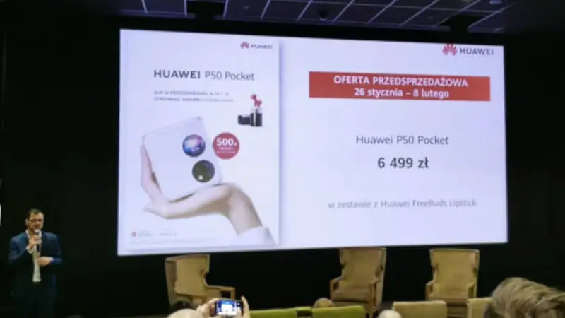 Premiera Huawei P50 Pro ze świetnym aparatem i składanego Huawei P50 Pocket