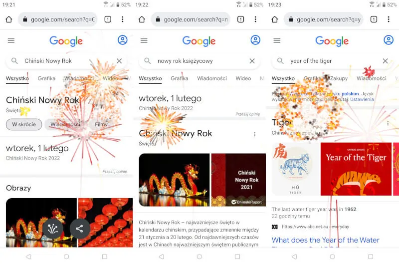 Sprawdź ciekawy smaczek w wyszukiwarce Google z okazji Chińskiego Nowego Roku