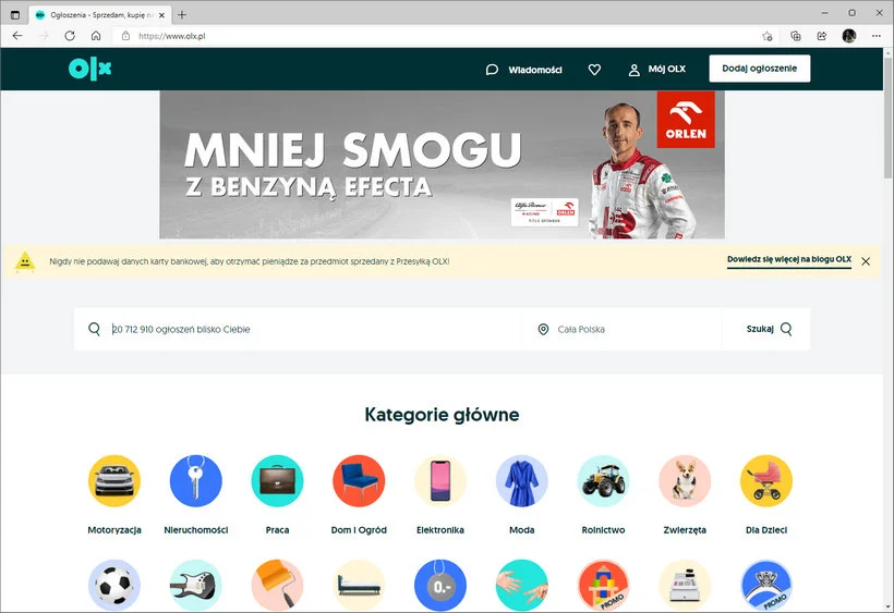 OLX - strona główna