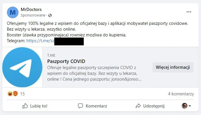 facebook reklama