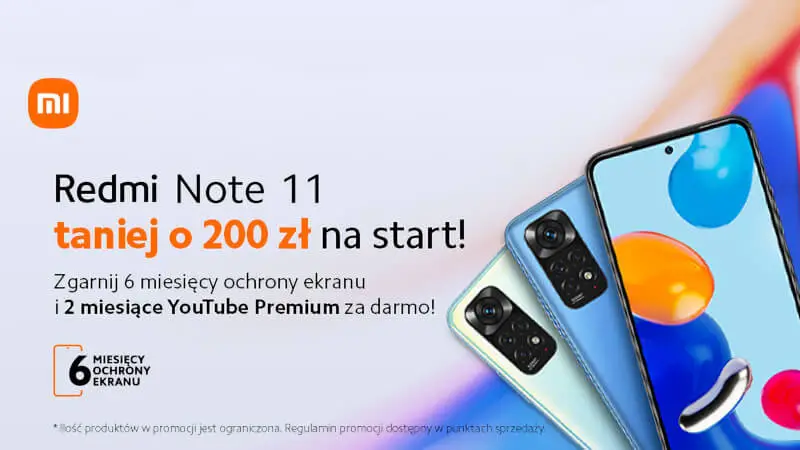 Premiera i promocja Redmi Note 11 w Polsce. Wkrótce modele 11S, 11 Pro i 11 Pro 5G