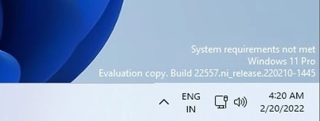 miminalne wymagania windows 11 znak wodny