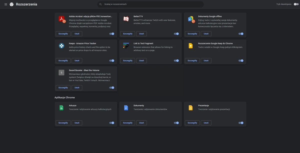 chrome-rozszerzenia