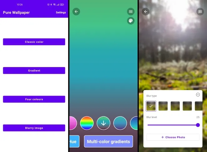 Pure Wallpaper Generator