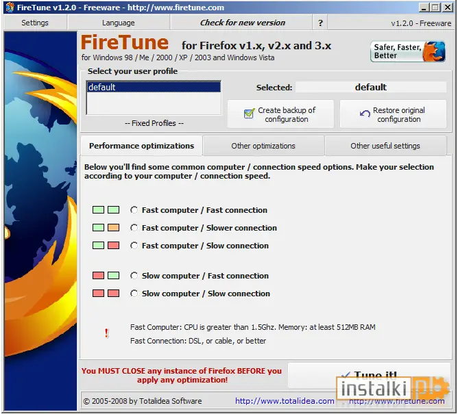 FireTune