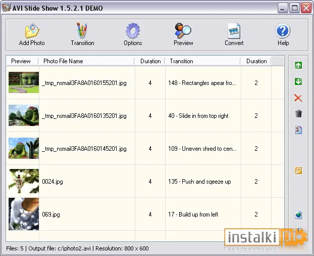 Okladka AVI Slide Show