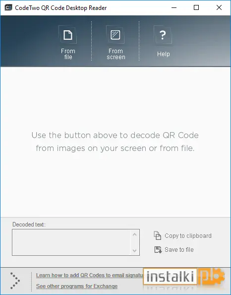 CodeTwo QR Code Desktop Reader