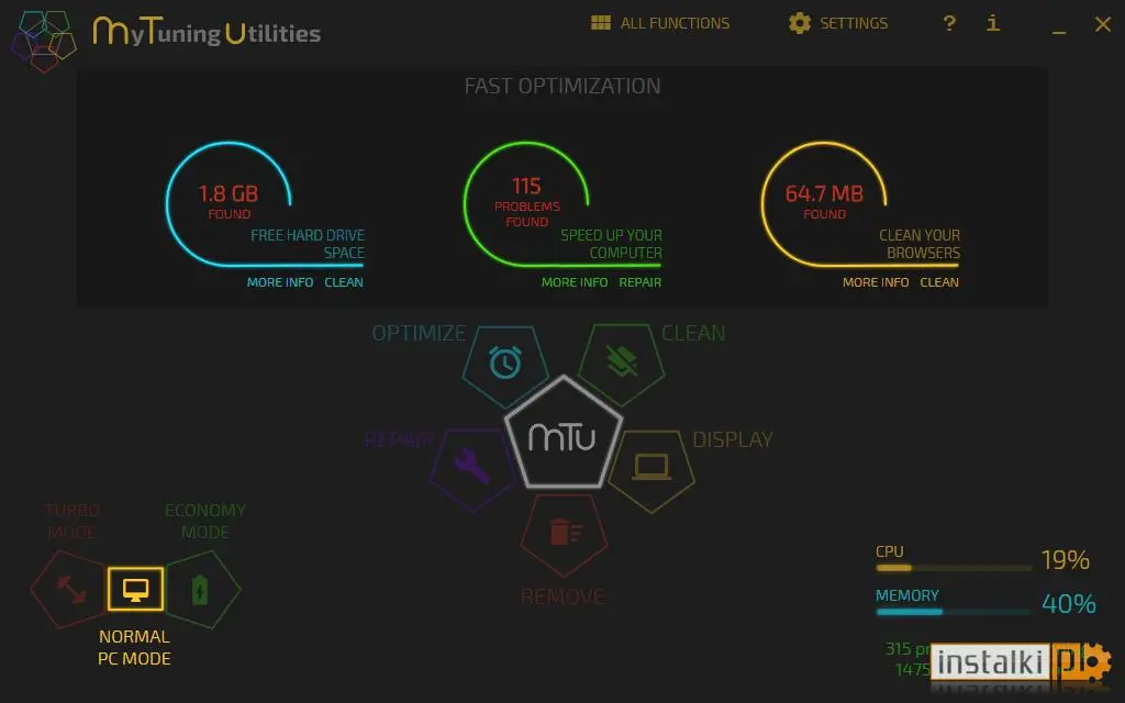 Okladka mytuning utilities 2020