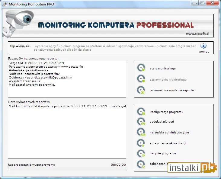 Okladka Monitoring Komputera Professional