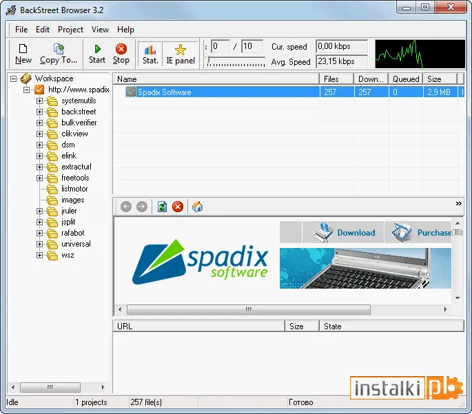 Okladka BackStreet Browser