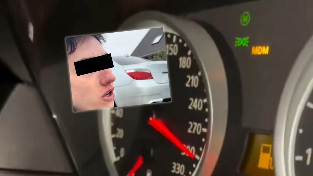 Jechał 300 km/h na A4. Influencer żali się, bo prokuratura zabrała mu auto