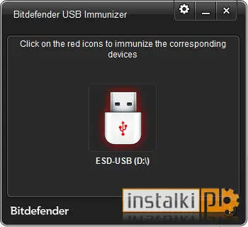 Okladka USB Immunizer
