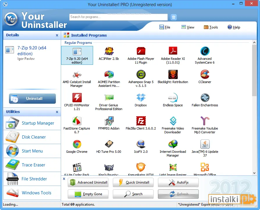 Your Uninstaller