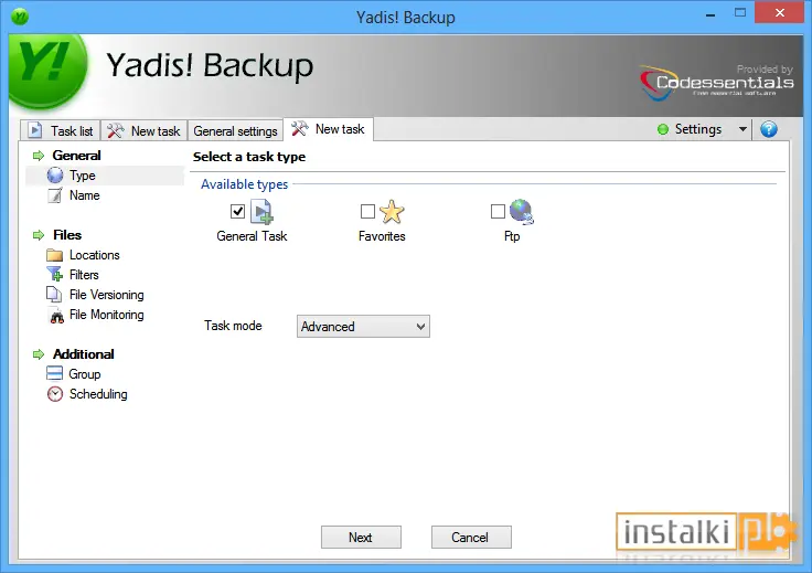 Okladka Yadis! Backup