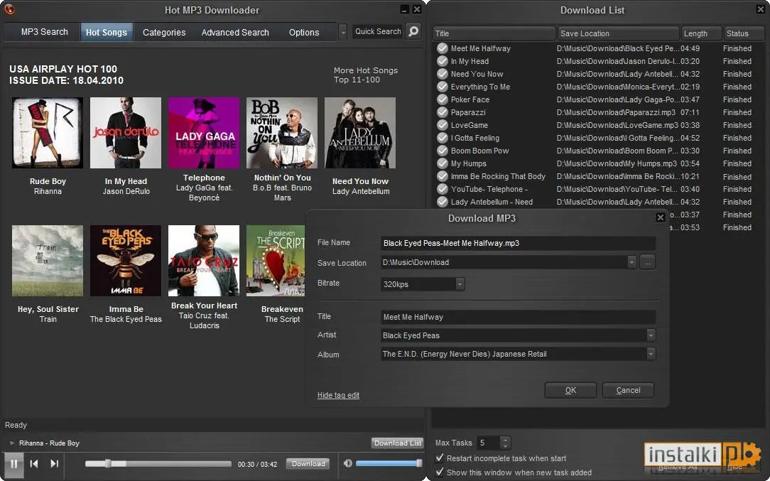 Okladka Hot MP3 Downloader