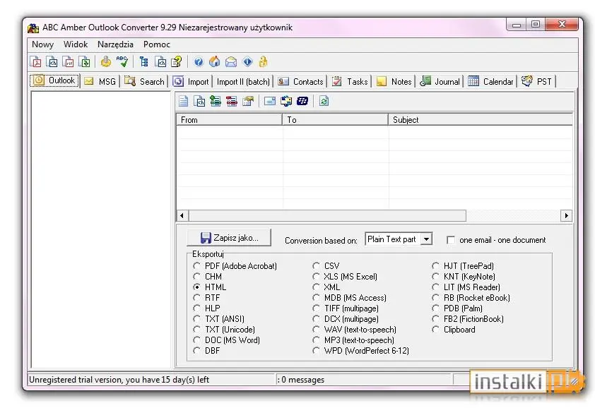 Okladka ABC Amber Outlook Converter