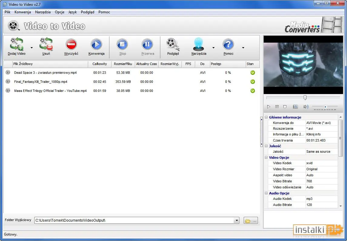 Okladka Video to Video Converter