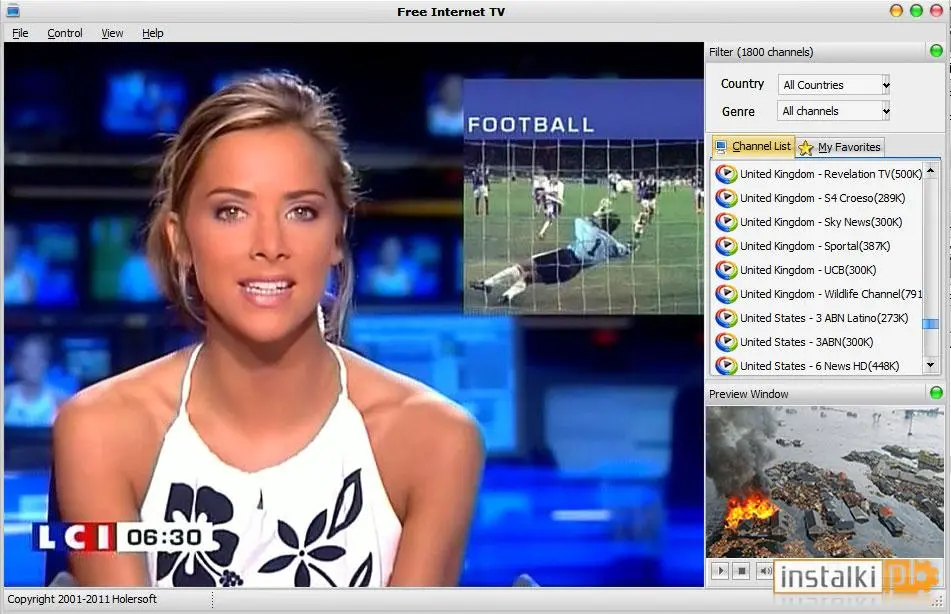 Okladka Free Internet TV