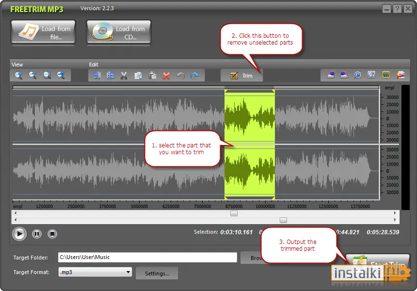 Okladka FreeTrim MP3