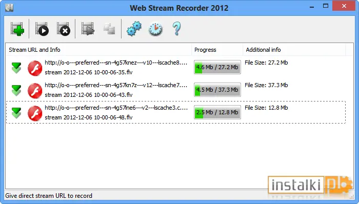 Web Stream Recorder