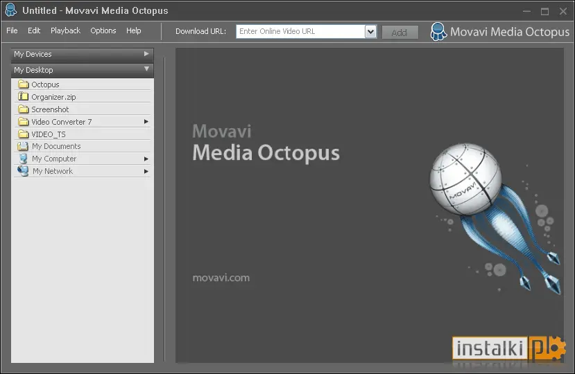 Okladka Movavi Media Octopus