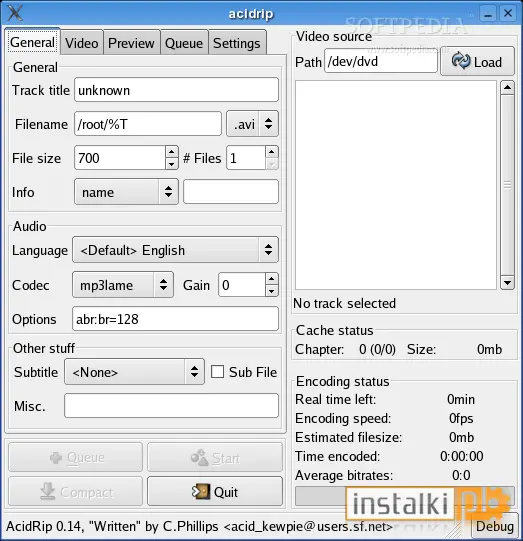 AcidRip 0.14 - Linux - download - instalki.pl