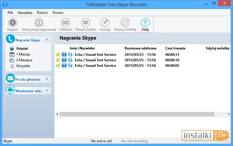 Okladka TalkHelper Free Skype Recorder