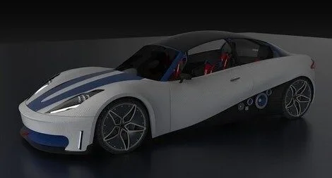 Tak prezentować się będzie pierwszy na świecie samochód wydrukowany na drukarce 3D!
