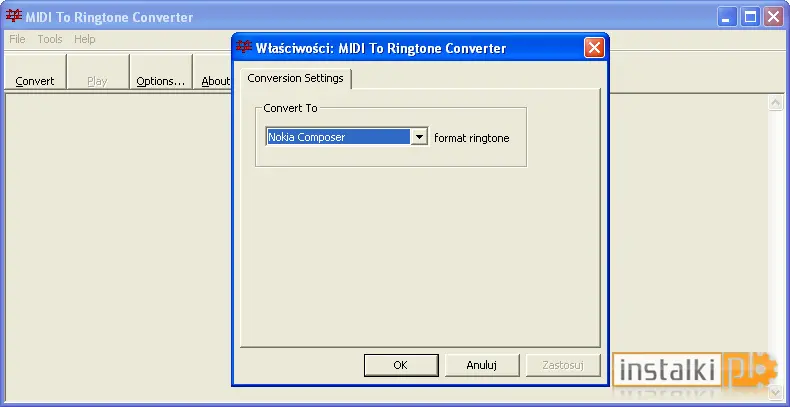 Okladka Midi2Ringtone