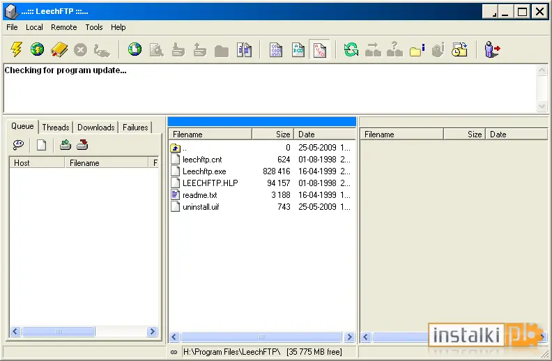 Okladka LeechFTP 1.3 Build