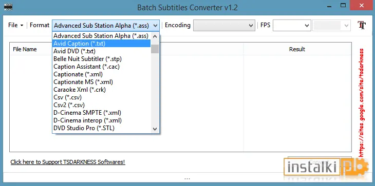 Okladka Batch Subtitles Converter