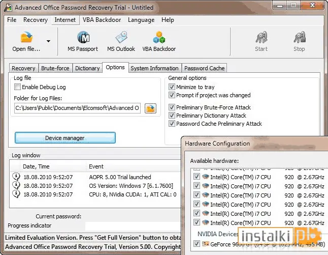Okladka Advanced Office Password Recovery