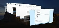Windows 7: Przełączanie aktywnych okien w widoku 3D