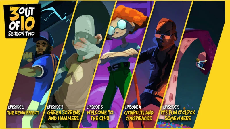 Zasmakuj życia twórcy gier na wesoło. 3 out of 10: Season Two za darmo w Epic Games