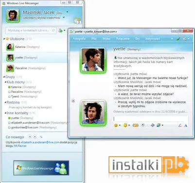 Okladka Windows Live Messenger