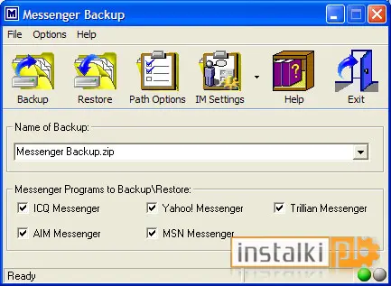 Messenger Backup