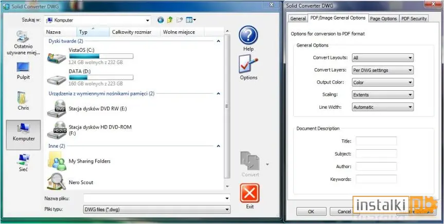 Okladka Solid Converter DWG