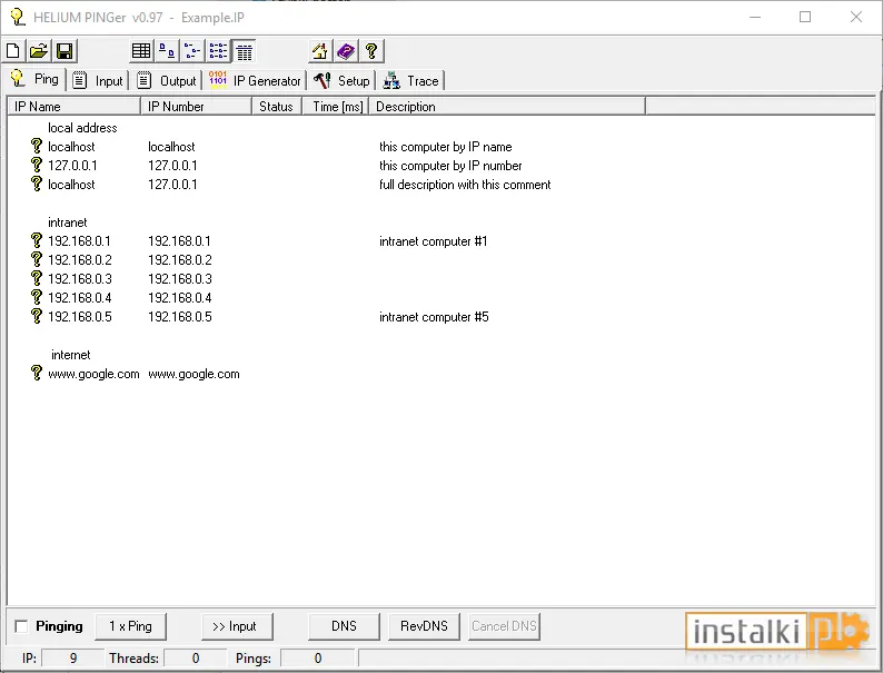 Okladka Helium PINGer