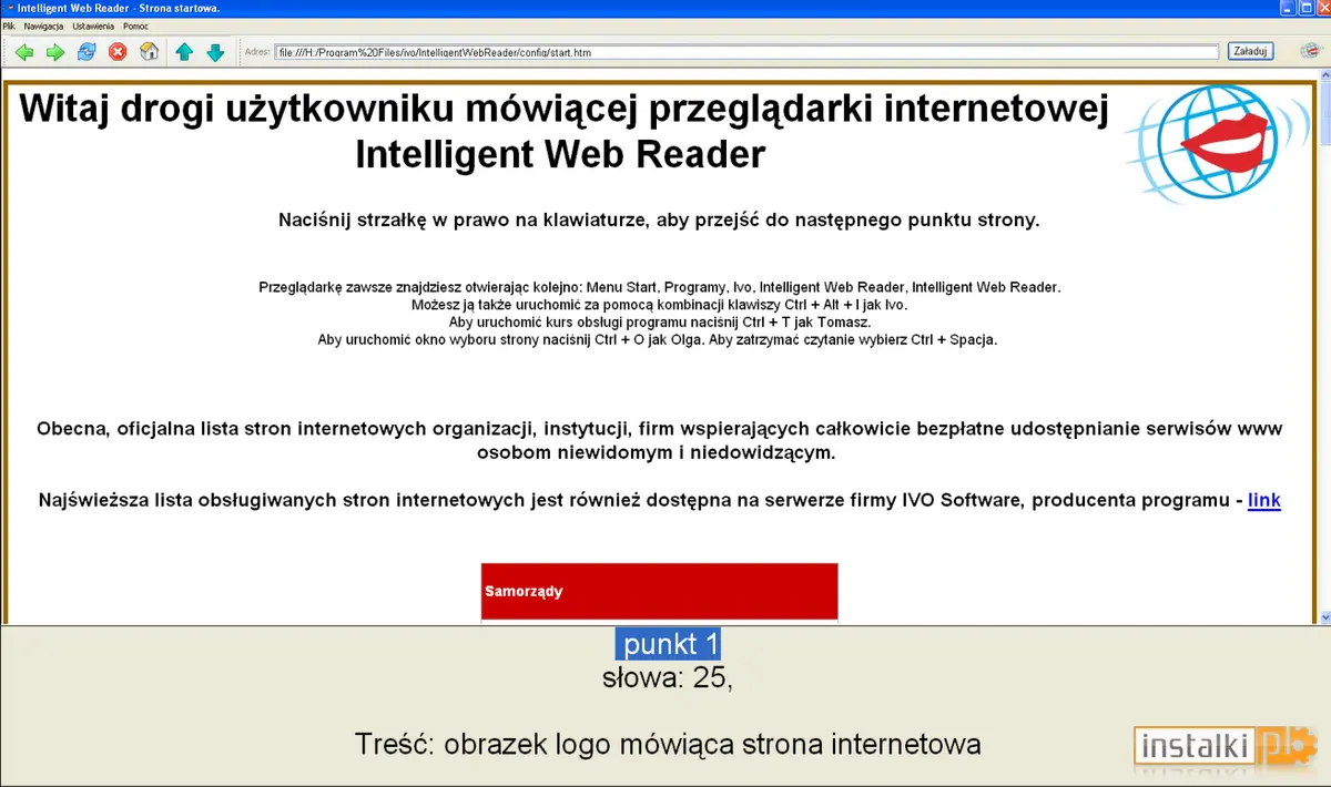 Intelligent Web Reader
