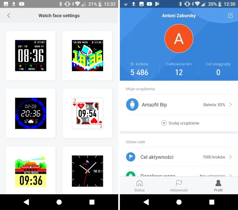 Xiaomi Amazfit Bip App