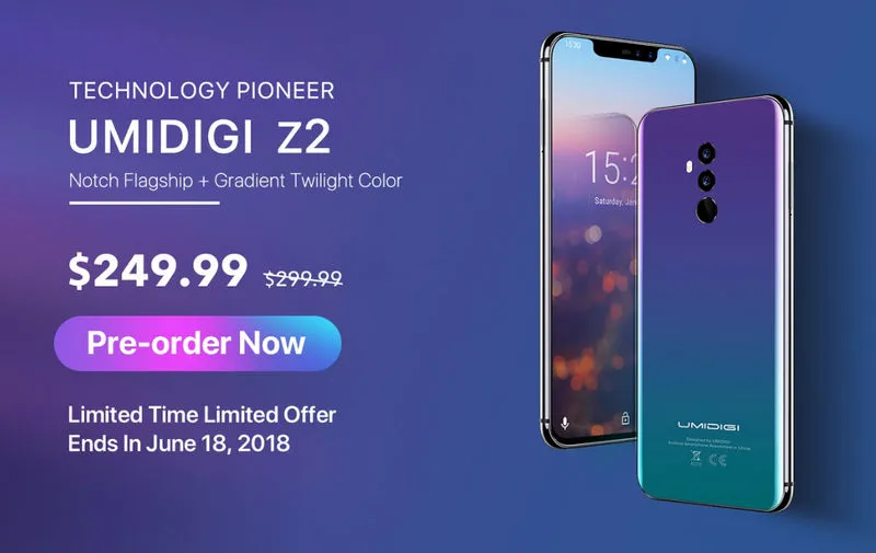 UMIDIGI Z2 preorder