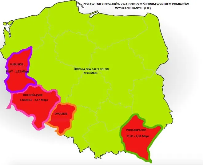 UL LTE MAJ WOJEWÓDZTWA