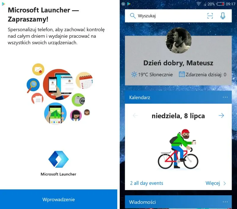Microsoft Launcher scr