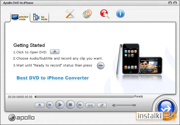 Apollo DVD to iPhone