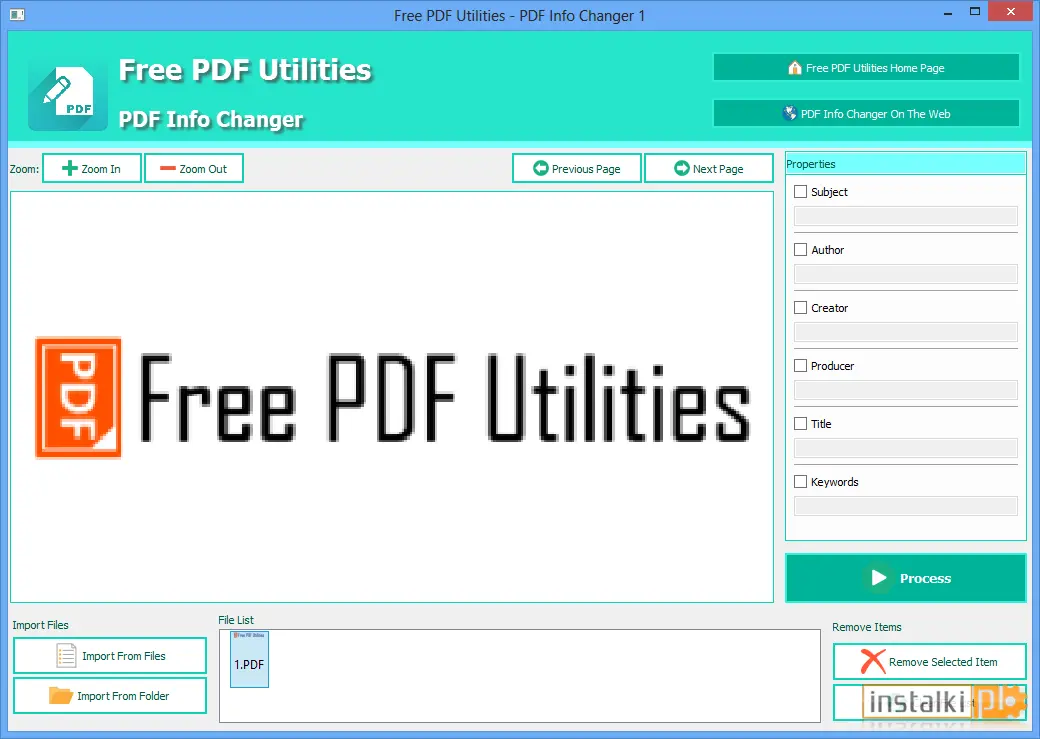 PDF Info Changer