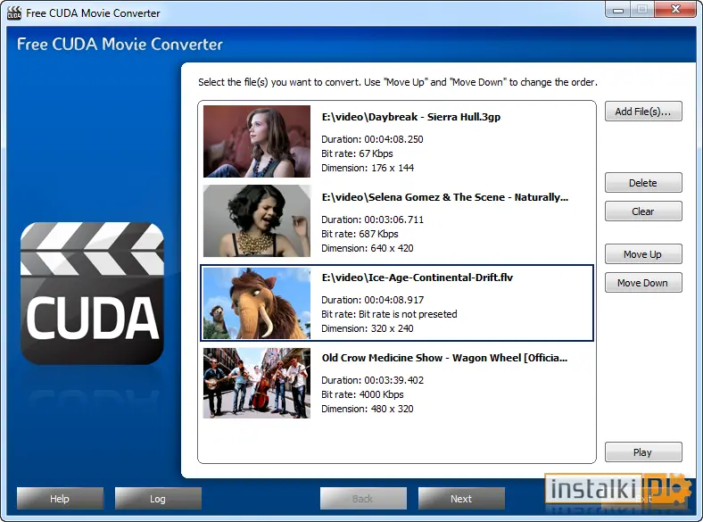 Okladka Free CUDA Movie Converter